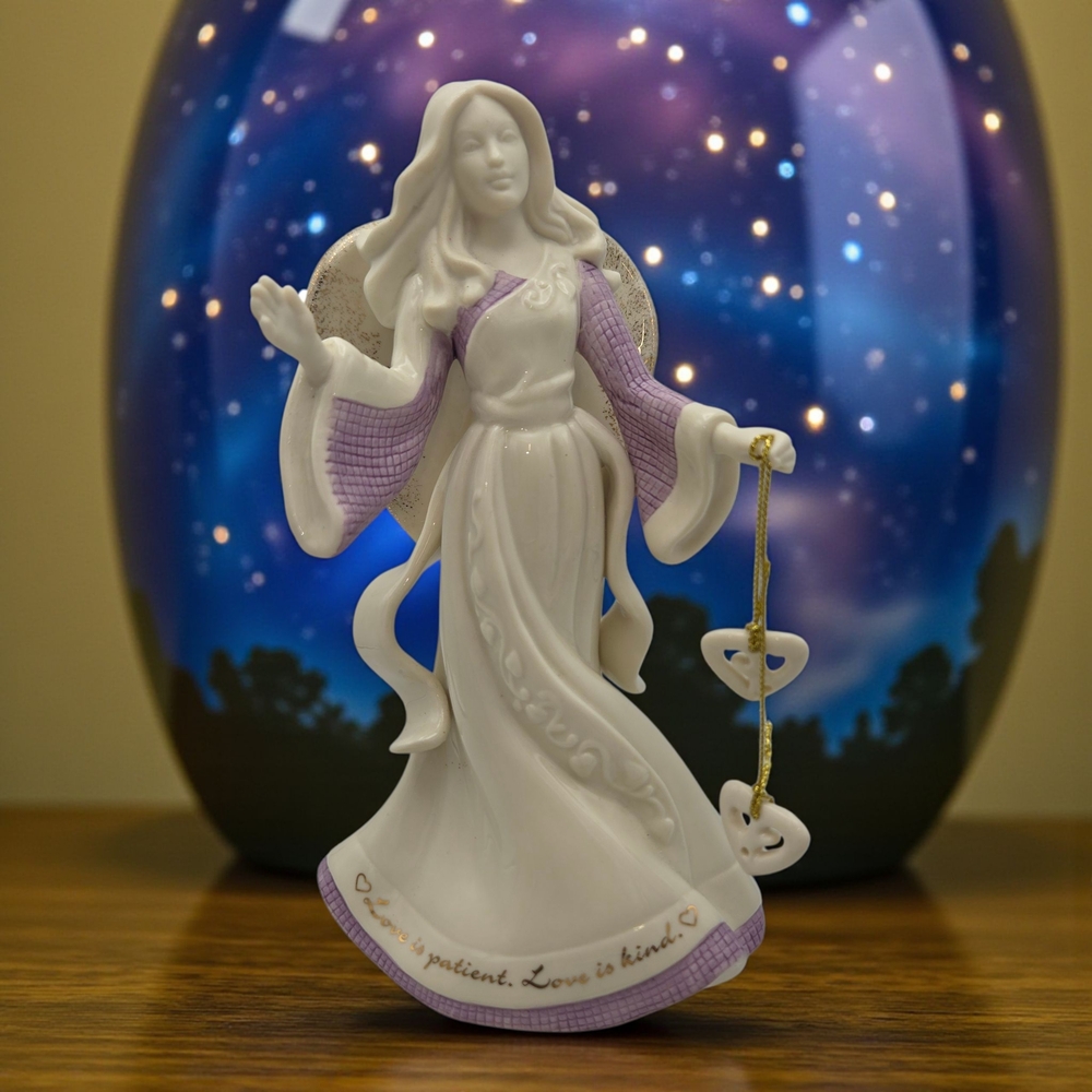 Lenox Angel Figurine Gifts of Grace Love is Patient Love is Kind Retired